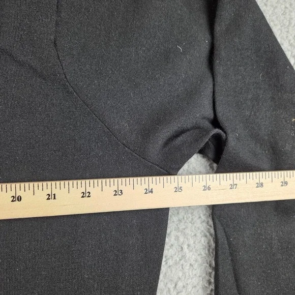 Peter Millar Cashmere Blend 1/4 Zip Pullover Sweater Mens XL Black Golf - Picture 6 of 8